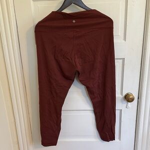 lululemon athletica Burgundy Leggings